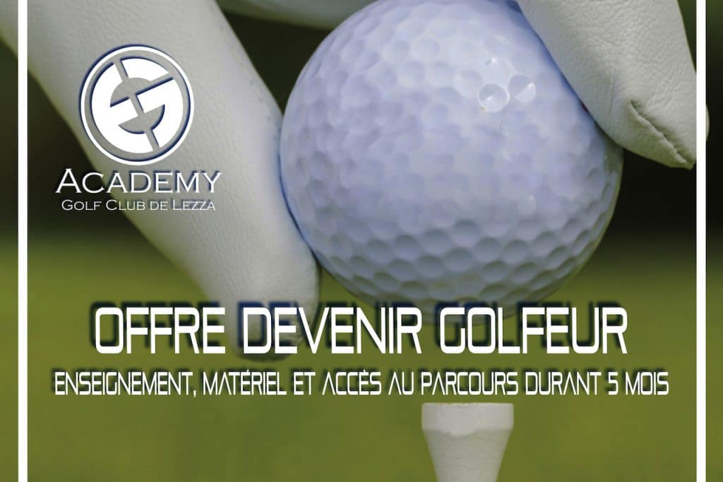 Offre Devenir Golfeur