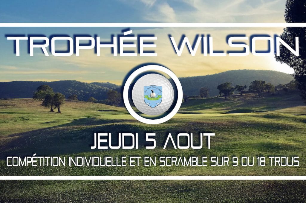 Résultats Trophée Wilson