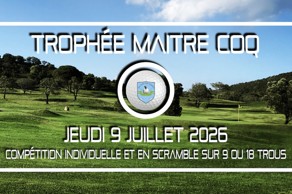 Résultats Trophée Maitre Coq